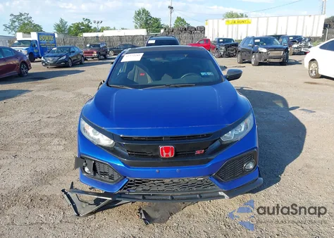 2018 Honda Civic Si z USA, uszkodzony, nr VIN 2HGFC3A55JH750098